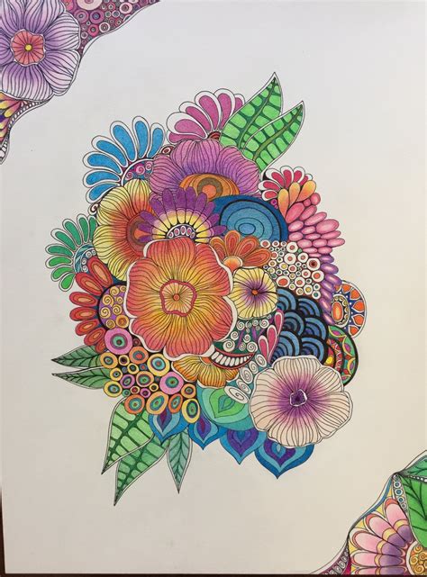 zentangle flower pictures.